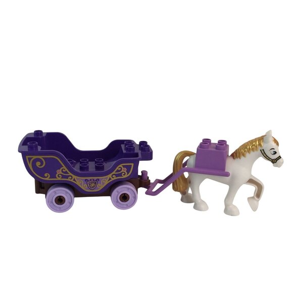 Lego Duplo Disney Sophia the First Carriage w/Horse Wings Rabbit Teapot Figures - Picture 2 of 11